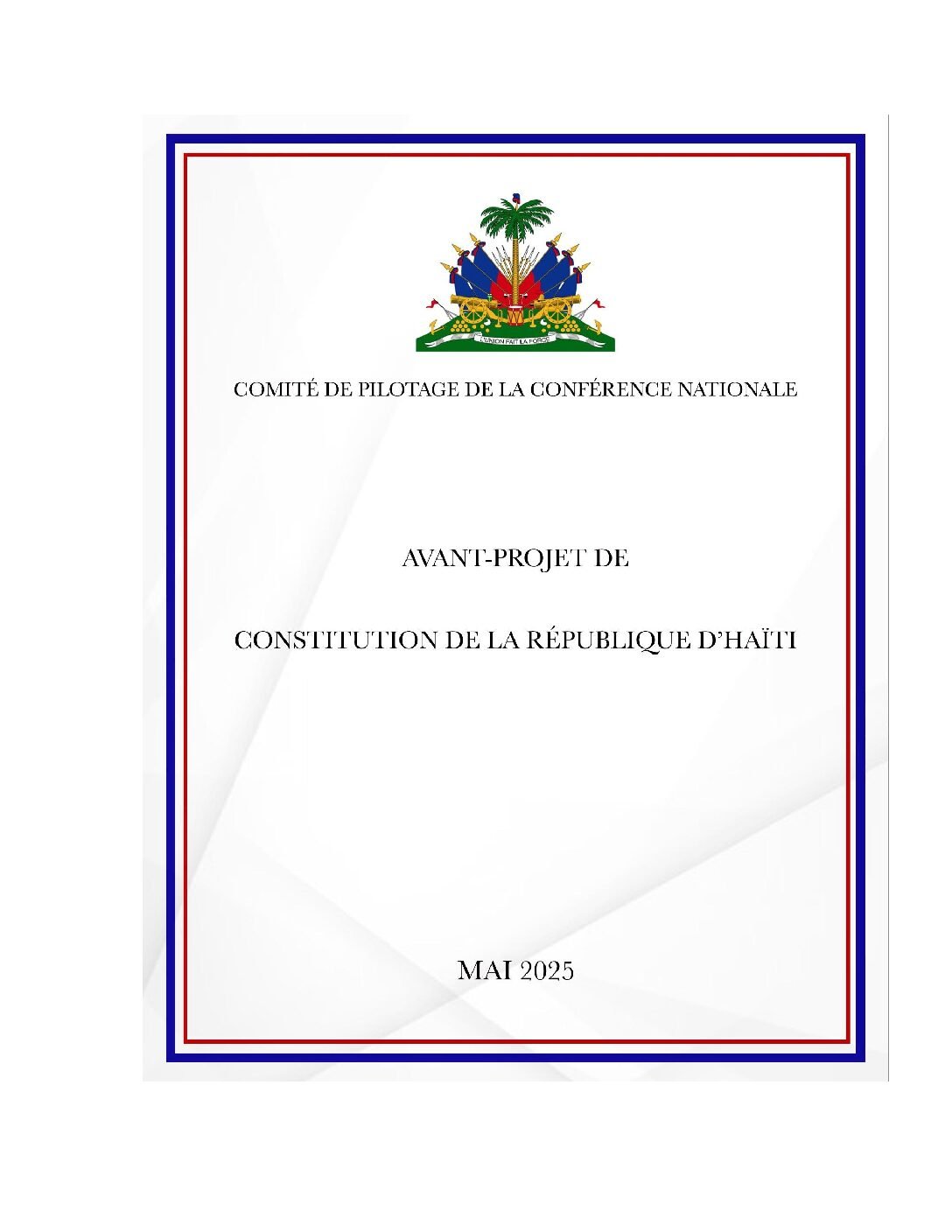 AVANT-PROJET DE CONSTITUTION-2025 (1)